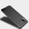 Husa de protectie Carbon Stripe pentru Oppo A72 5G, silicon moale, negru