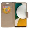 Husa protectie Xiaomi Redmi 10, Fancy Case, tip carte, inchidere magnetica, negru/auriu