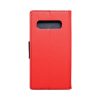 Husa Samsung A13 5G / A04s, Fancy Case, tip carte, inchidere magnetica, rosu/albastru
