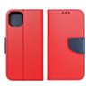 Husa Samsung A13 5G / A04s, Fancy Case, tip carte, inchidere magnetica, rosu/albastru