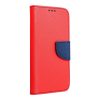 Husa protectie Samsung Galaxy S22+ (S22 Plus), Fancy Case, tip carte, inchidere magnetica, rosu/albastru