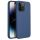 Husa Apple iPhone 14 Pro Max, Luxury Silicone, catifea in interior, albastra