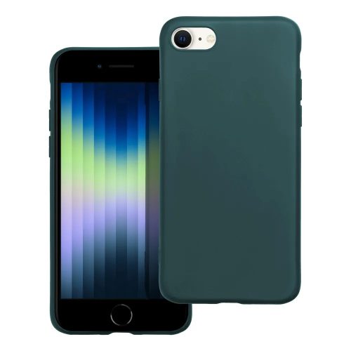 Husa Apple iPhone 7/8/SE2, Matt TPU, silicon moale, verde inchis