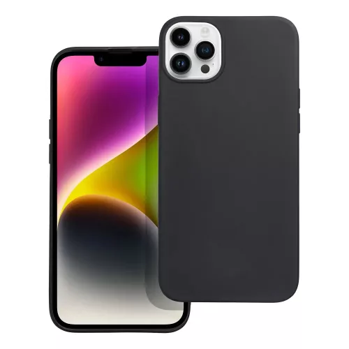 Husa Apple iPhone 14 Plus, Matt TPU, silicon moale, neagra
