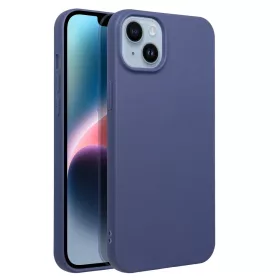   Husa Apple iPhone 14 Plus, Matt TPU, silicon moale, albastru inchis