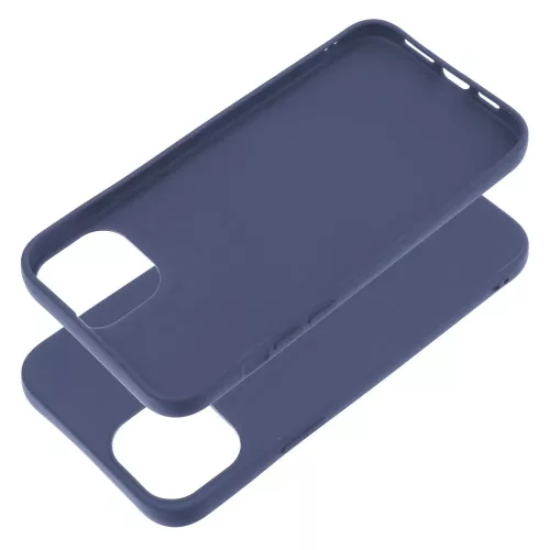 Husa Apple iPhone 14 Plus, Matt TPU, silicon moale, albastru inchis