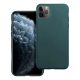 Husa Apple iPhone 12 Pro, Matt TPU, silicon moale, verde inchis