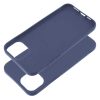 Husa Apple iPhone 12, Matt TPU, silicon moale, albastru inchis