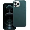 Husa Apple iPhone 13 Pro Max, Matt TPU, silicon moale, verde inchis