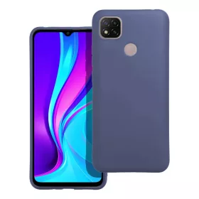   Husa Xiaomi Redmi 9c, Matt TPU, silicon moale, albastru inchis