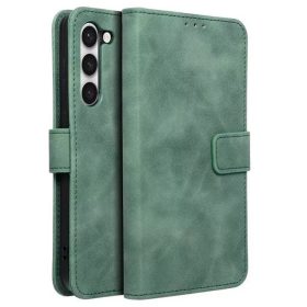   Husa Samsung Galaxy S23+ (S23 Plus), Tender Book, inchidere cu clapa magnetica, verde