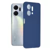 Husa protectie Huawei Nova Y61 4G, Matt TPU, silicon moale, albastru inchis