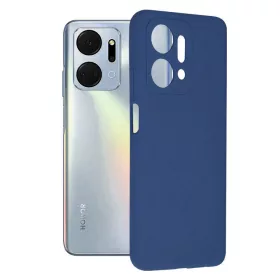   Husa protectie Huawei Nova Y61 4G, Matt TPU, silicon moale, albastru inchis