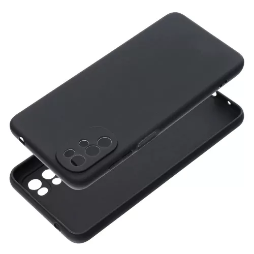 Husa protectie Motorola Moto E32S / G22, Matt TPU, protectie camere, silicon moale, negru