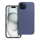 Husa Apple iPhone 15 Plus, Matt TPU, silicon moale, albastra
