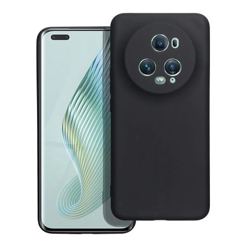 Husa protectie Honor Magic 5 Pro, Matt TPU, silicon moale, negru