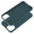 Husa Apple iPhone 15, Matt TPU, silicon moale, verde inchis