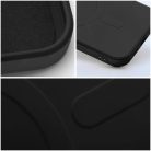 Husa Apple iPhone 15 Pro, Magsafe Silicone, microfibra, neagra
