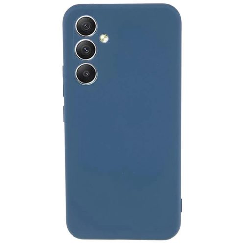 Husa Samsung Galaxy S24, Matt TPU, silicon moale, albastru inchis