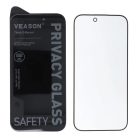 Folie sticla Apple iPhone 15, Veason 6D Privacy, margini negre