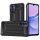 Husa protectie Samsung Galaxy A15, Armor Case, hibrid (TPU + Plastic), neagra