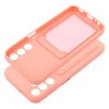 Husa protectie Samsung Galaxy A15, Card Case, buzunar pentru carduri/cartele, roz pal