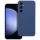 Husa Samsung Galaxy S23 FE, Luxury Silicone, catifea in interior, protectie camere, albastru inchis