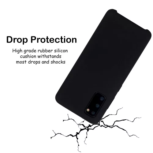 Husa protectie MySafe Silic pentru Apple iPhone 12 Mini, catifea in interior, galben