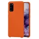 Husa protectie MySafe Silic pentru Apple iPhone 7/8/SE2, catifea in interior, portocaliu