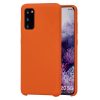 Husa protectie MySafe Silic pentru Apple iPhone 11 Pro, catifea in interior, portocaliu