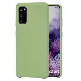   Husa protectie MySafe Silic pentru Apple iPhone 11 Pro, catifea in interior, verde kaki