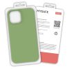 Husa protectie MySafe Silic pentru Apple iPhone 11 Pro, catifea in interior, verde kaki
