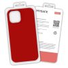 Husa protectie MySafe Silic pentru Apple iPhone 13 Mini, catifea in interior, rosu