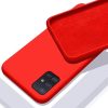 Husa Samsung Galaxy A72 4G/5G, Luxury Silicone, catifea in interior, rosie