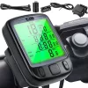 Computer digital LR18666 pentru bicicleta, 22 functii, vitezometru, contor distante, timer, afisaj LCD