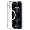 Husa de protectie Apple iPhone 14, compatibila MagSafe, protectie camere, transparenta