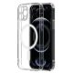 Husa de protectie Apple iPhone 14, compatibila MagSafe, protectie camere, transparenta