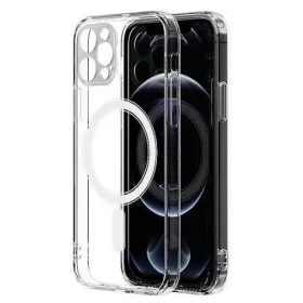   Husa de protectie Apple iPhone 13 Pro, compatibila MagSafe, protectie camere, transparenta