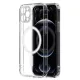 Husa de protectie Apple iPhone 15 Pro, compatibila MagSafe, protectie camere, transparenta