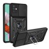 Husa Samsung Galaxy A51, Camshield Armor, inel sustinere, protectie camera, neagra