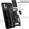 Husa Samsung Galaxy A51, Camshield Armor, inel sustinere, protectie camera, neagra