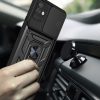 Husa Samsung Galaxy A51, Camshield Armor, inel sustinere, protectie camera, neagra