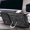 Husa Samsung Galaxy A51, Camshield Armor, inel sustinere, protectie camera, neagra