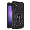 Husa Samsung Galaxy S23 FE, Camshield Armor, inel sustinere, protectie camera, neagra