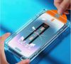 Folie sticla Apple iPhone 15, Full Glue, Instant Fit Magic Box,  kit instalare rapida, margini negre