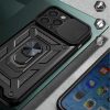 Husa Apple iPhone 14, Camshield Armor, inel sustinere, protectie camera, neagra