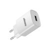 Set incarcator casa + cablu Type-C/Tip-C MOONX MC01, 2.1A/10.5W, albe