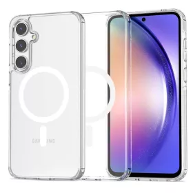   Husa protectie Samsung Galaxy A35, compatibila MagSafe, TPU, transparenta