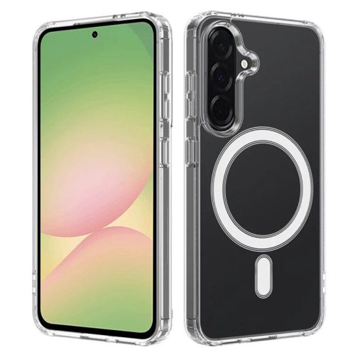Husa protectie Samsung Galaxy A55, compatibila MagSafe, TPU, transparenta