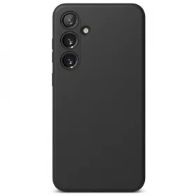   Husa Samsung Galaxy S25 Plus / S25+, Matt TPU, silicon moale, protectie camere, neagra